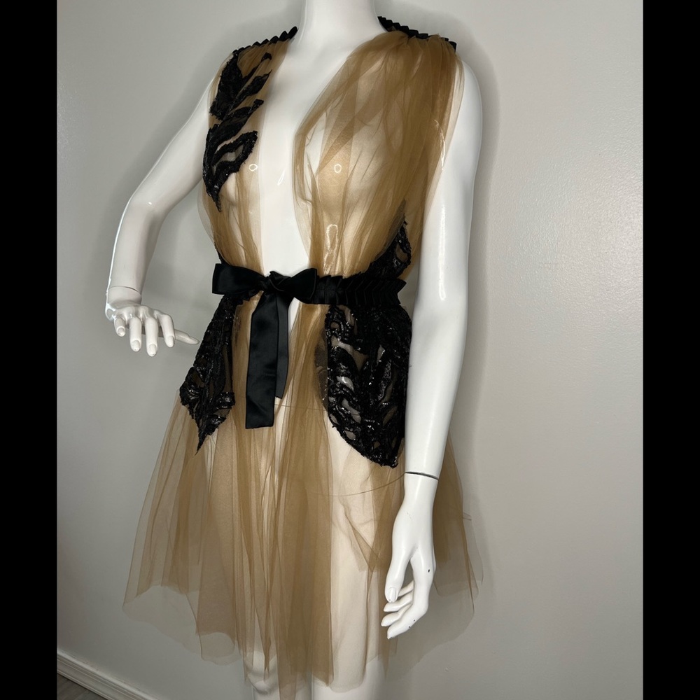 ANNA ELIZABETH DESIGNS I Sequined Tutu Layering Dress